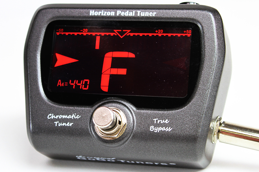 Music Gear Review: GoGo Tuners Horizon Chromatic Pedal Tuner – Music  Connection Magazine