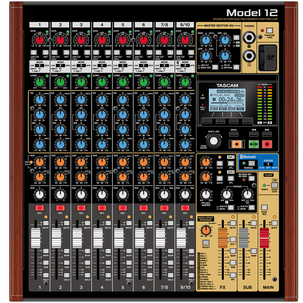 Model12 Tascam Music Connection Magazine 3889