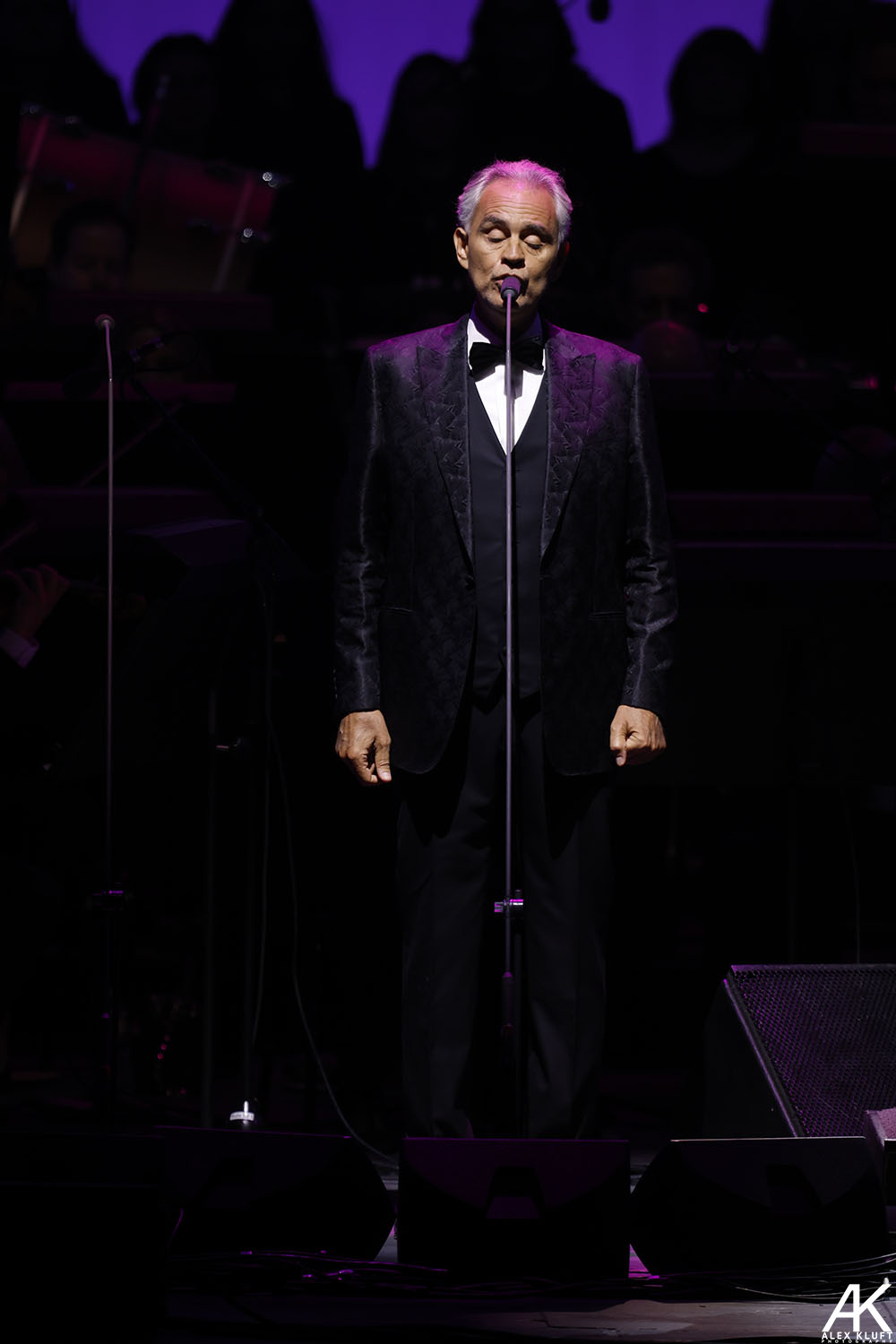 Andrea Bocelli says he is 'privileged' to work as they sing