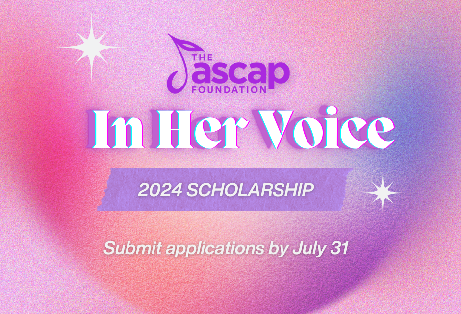 The ASCAP Foundation launches the “In Her Voice” scholarship